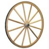 1069 - 24in Solid Aluminum Wood Wagon Wheel